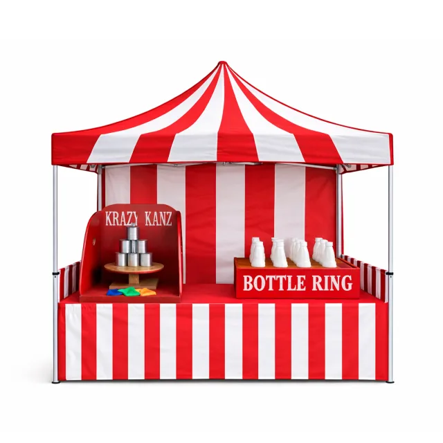 Complete Traditional Carnival Game Booth
