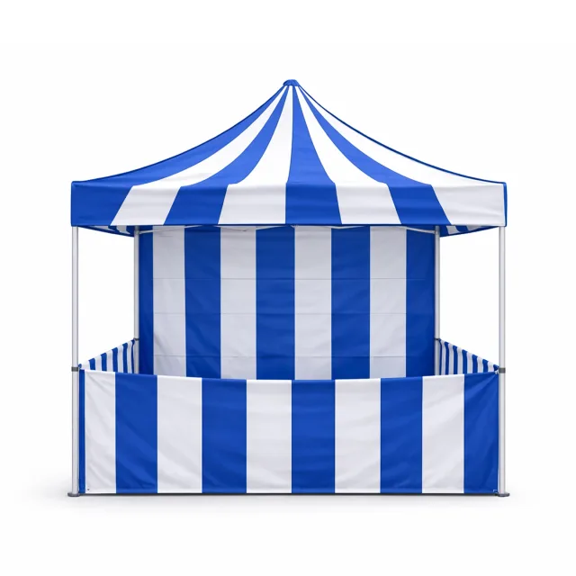 Blue Carnival Booth